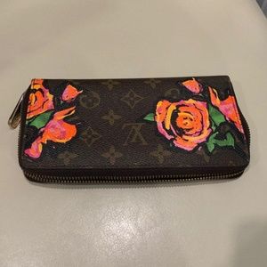Louis Vuitton Zippy Wallet Stephen Sprouse Roses